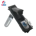 MS618 Cabinet Lock Black/Silver Color Aluminum Alloy 124mm Length Cabinet Plane Lock preview-1