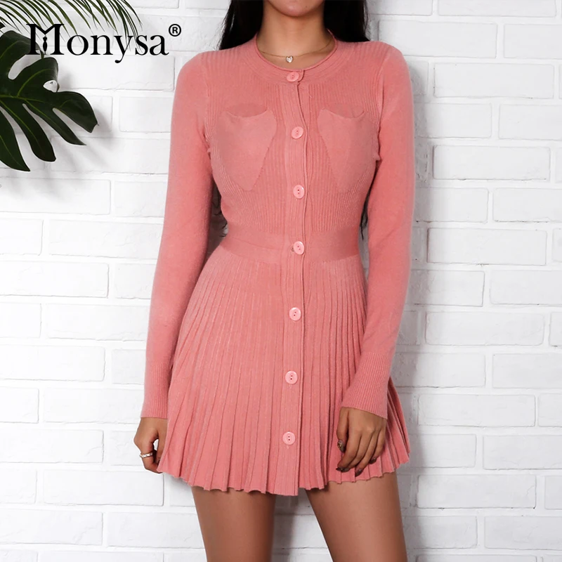 קנו שמלות | Knitted Casual Dress Autumn 