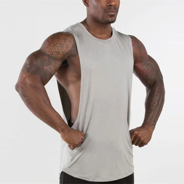 Mens sleeveless shirts open sides Clearance