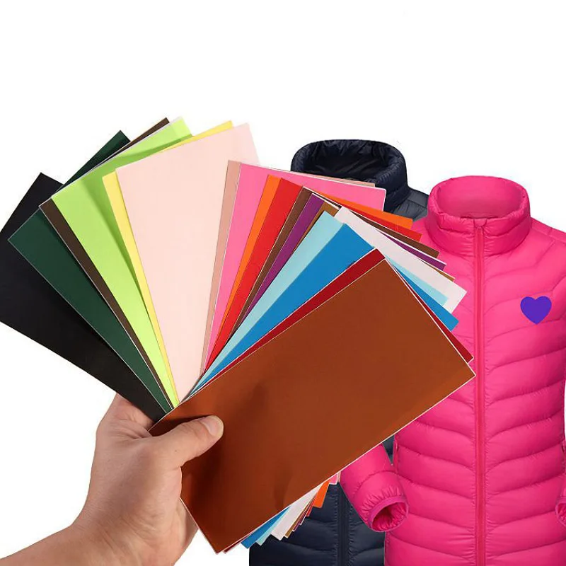 1PC Self Adhesive Patches Down Jacket Repair Patches Nylon Fabric Patches  Repair Stickers for Down Jacket Tent Pants Backpack