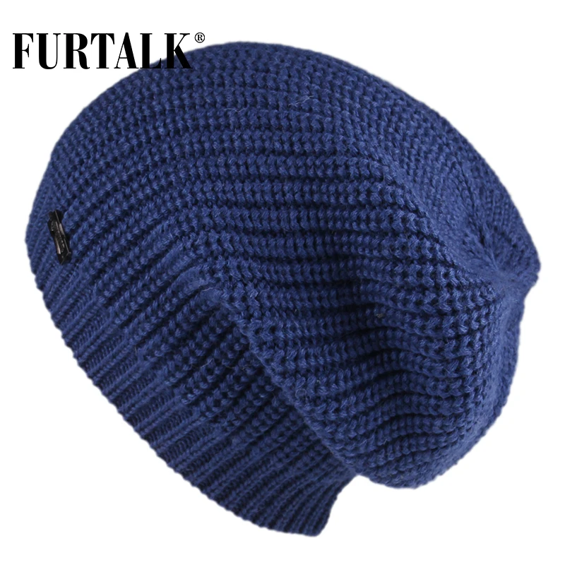 blue wool hat