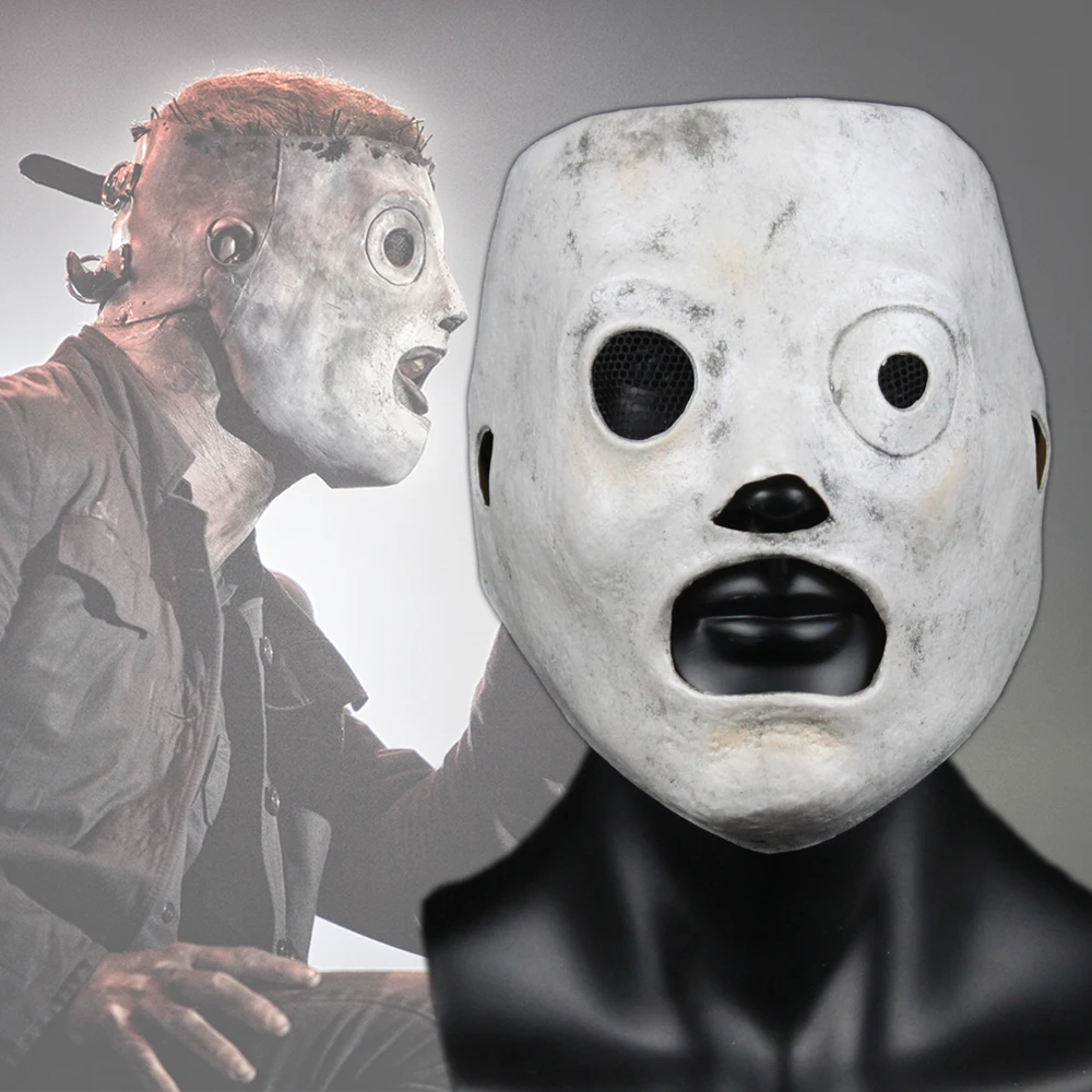 Kupit Kostyumy I Aksessuary Dlya Purima Slipknot Mask Corey Taylor Cosplay Latex Masks Singer Horror Costume Prop Masque Party Halloween Accessory