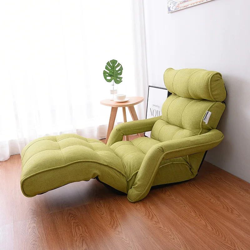 green floor chair