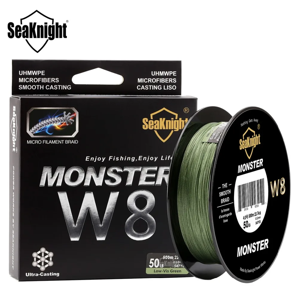 Seaknight NEW MONSTER/MANSTER W8 II Strong 300M 8 Weaves Braided