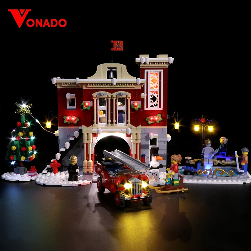 lego creator winter village fire station