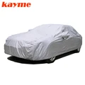 Kayme מלא כיסויים לרכב עמיד לאבק חיצוני חיצוני UV עמיד לשלג הגנה מפני השמש כיסוי פוליאסטר אוניברסלי עבור SUV טויוטה BMW פולקסווגן