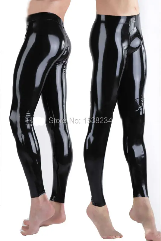 Latex Inflatable Legging Rubber Pants Trousers men latex inflatable  trousers
