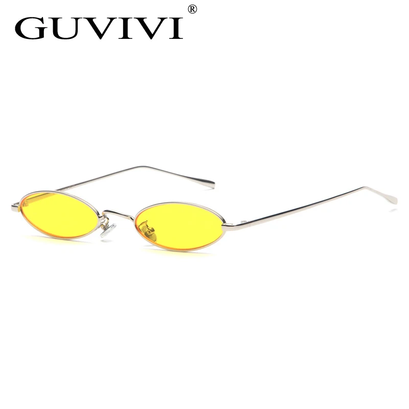 oval yellow sunglasses