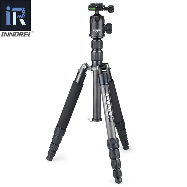 RT50C Carbon Fiber tripod monopod for dslr camera light Portable stand compact professional tripe for Gopro Better than Q666C-animated-img