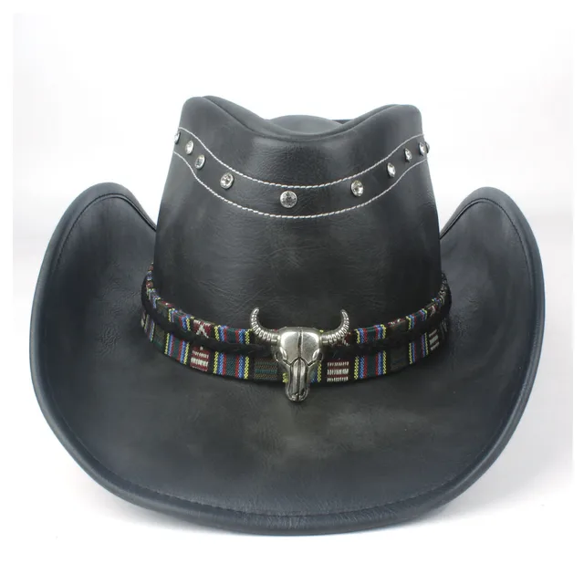 black mens cowboy hats