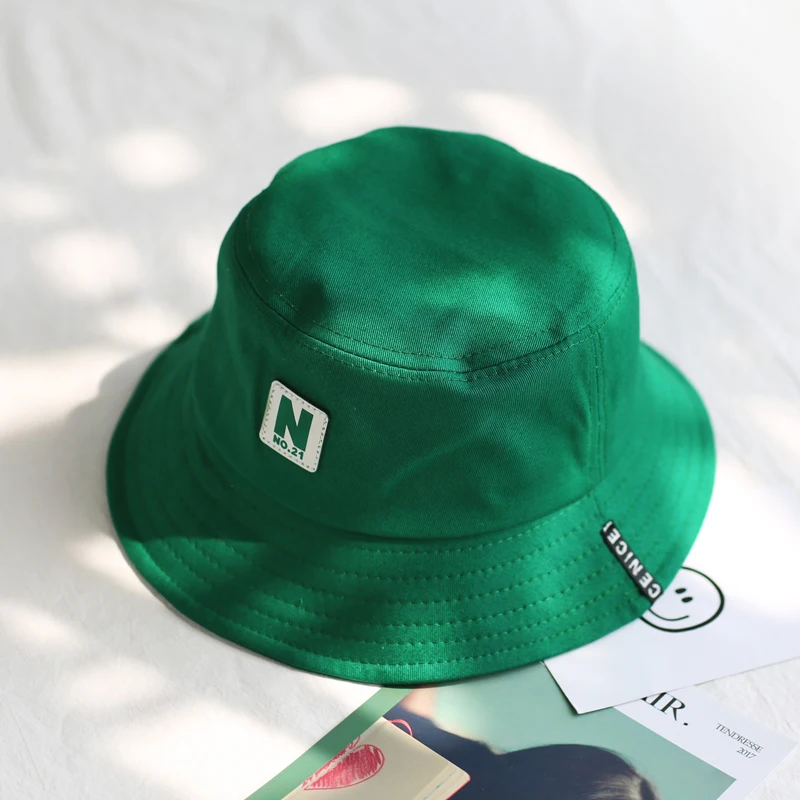 קנו כובעי נשים | 2018 green Bucket Hat 