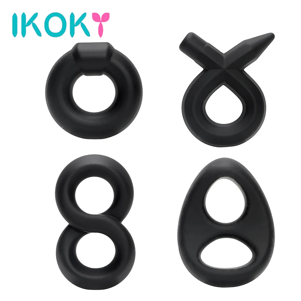 Αγορά Sex products | IKOKY 4 Types Soft Flexible Silicone Penis Ring Sex  Toys For Men Male Adult Products Delay Ejaculation Cock Ring Masturbation