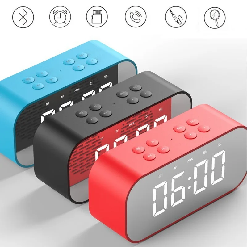 subwoofer music sound box alarm clock