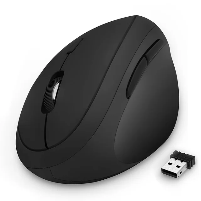 wireless vertical ergonomic optical mouse