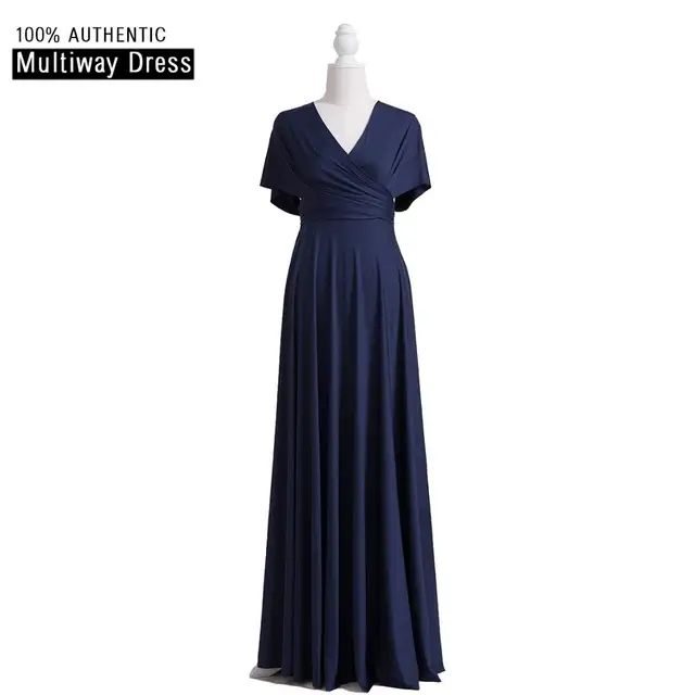 midnight blue infinity dress