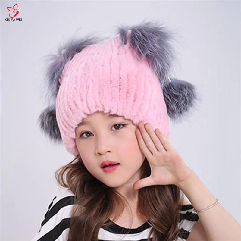 childrens fur hats