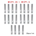 20pcs m12 * 1.25 ל m12 * 1.5 גלגל חתיכת המרה ברגים גבוהים lug לחתיכים 58mm tt101153