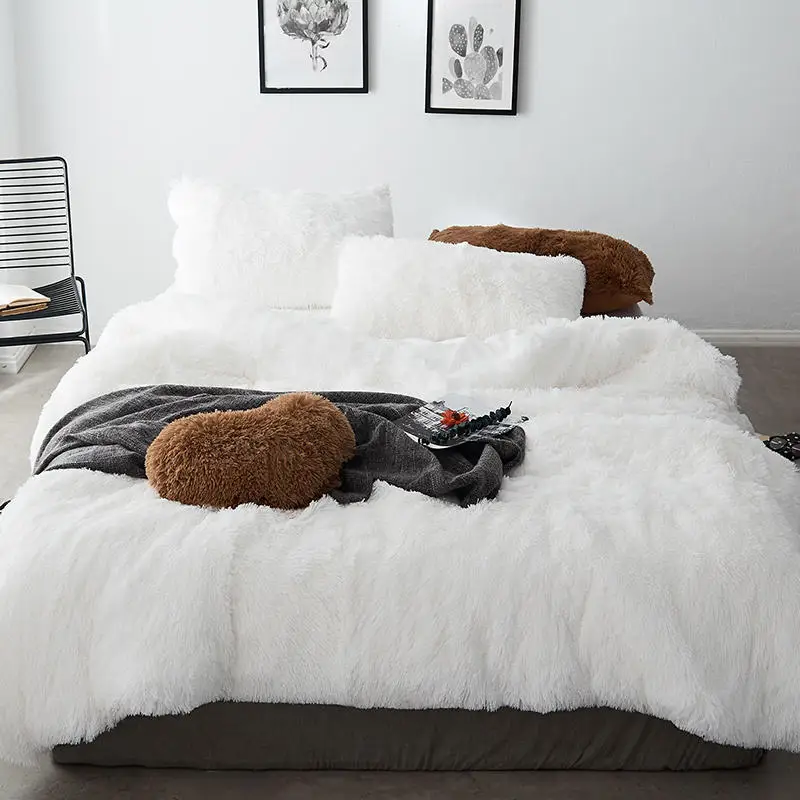 warm thinken Bedding sets Coral fleece 