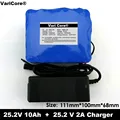 24V 10 Ah 6S5P 18650 Battery lithium battery 24 v Electric Bicycle moped /electric/lithium ion battery pack +25.4V 2A Charger
