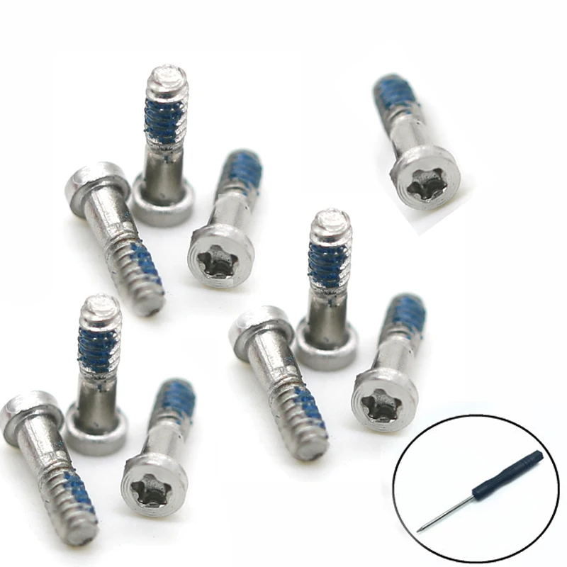 10pcs Torx 5 Point Star screw Pentacle Dock Bottom Connector Screw + Screwdriver for iPhone 5s 5c 5G 4 4S 4G Useful Wholesale-animated-img