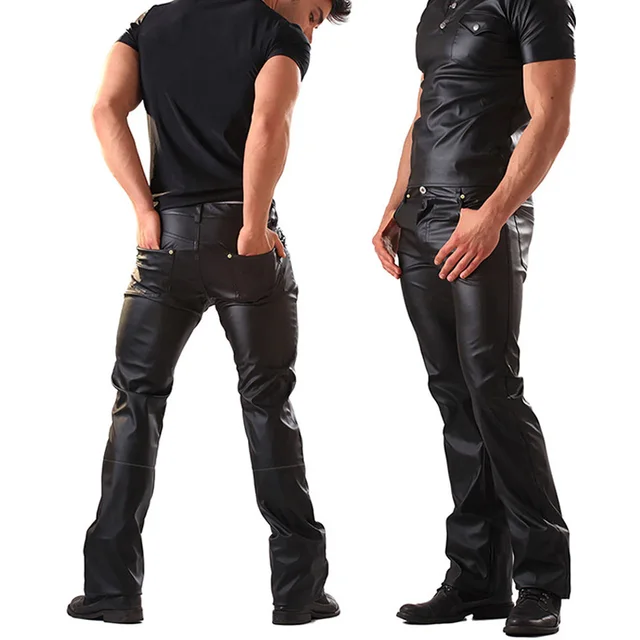 Wetlook Faux Leather Pants 