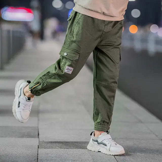 Cargo Pants with Zipper Pockets Kids 