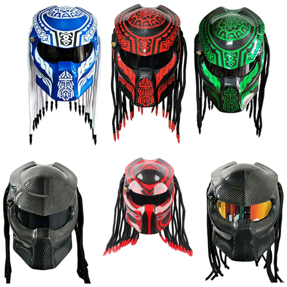 predator face motorcycle helmet