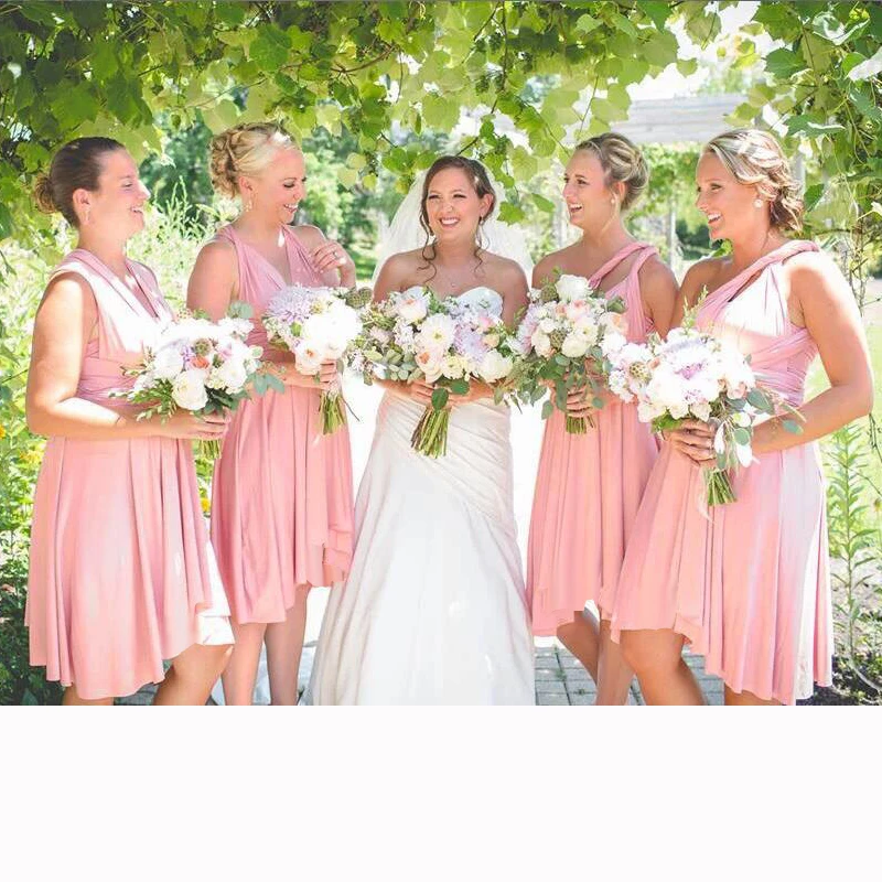 Blushing Pink Bridesmaid Dress Infinity 
