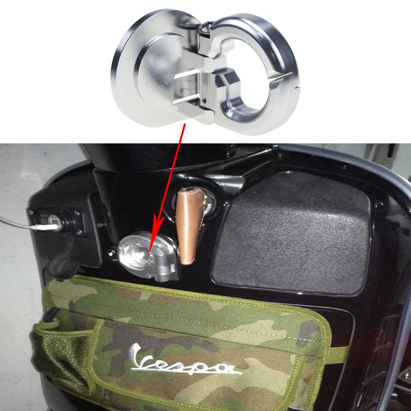 motorcycle helmet hook lock