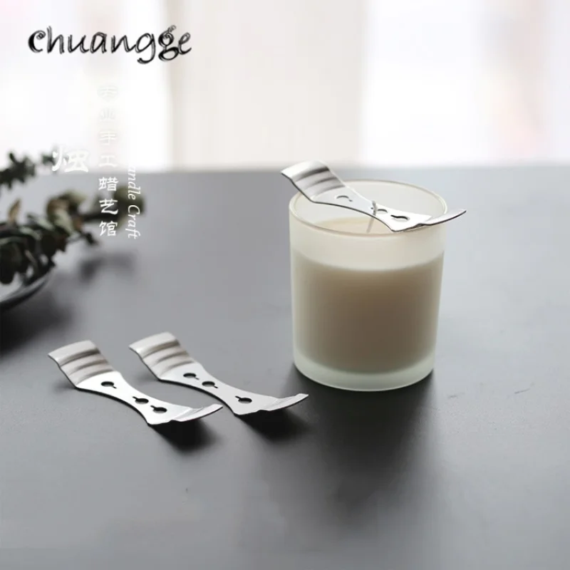 10 Pcs 4.3 Inch Candle Wick Holders Wick Holders for Candle Making