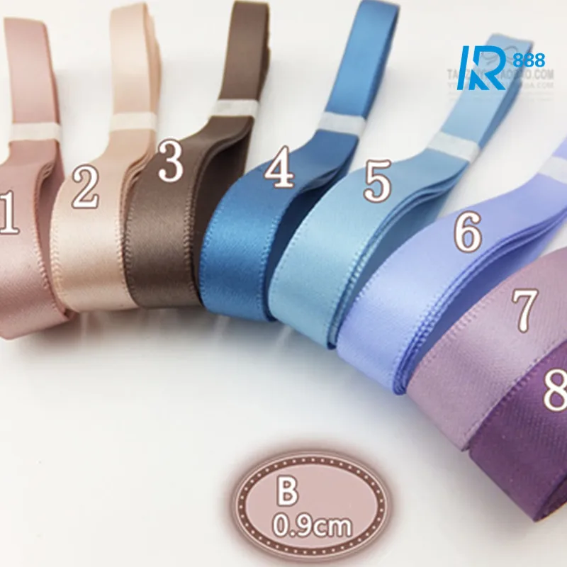 9-10 Yards 25MM 38mm Double-edge Solid Color Winter Ribbon 1007R03 DIY Make  Bowknots Kids