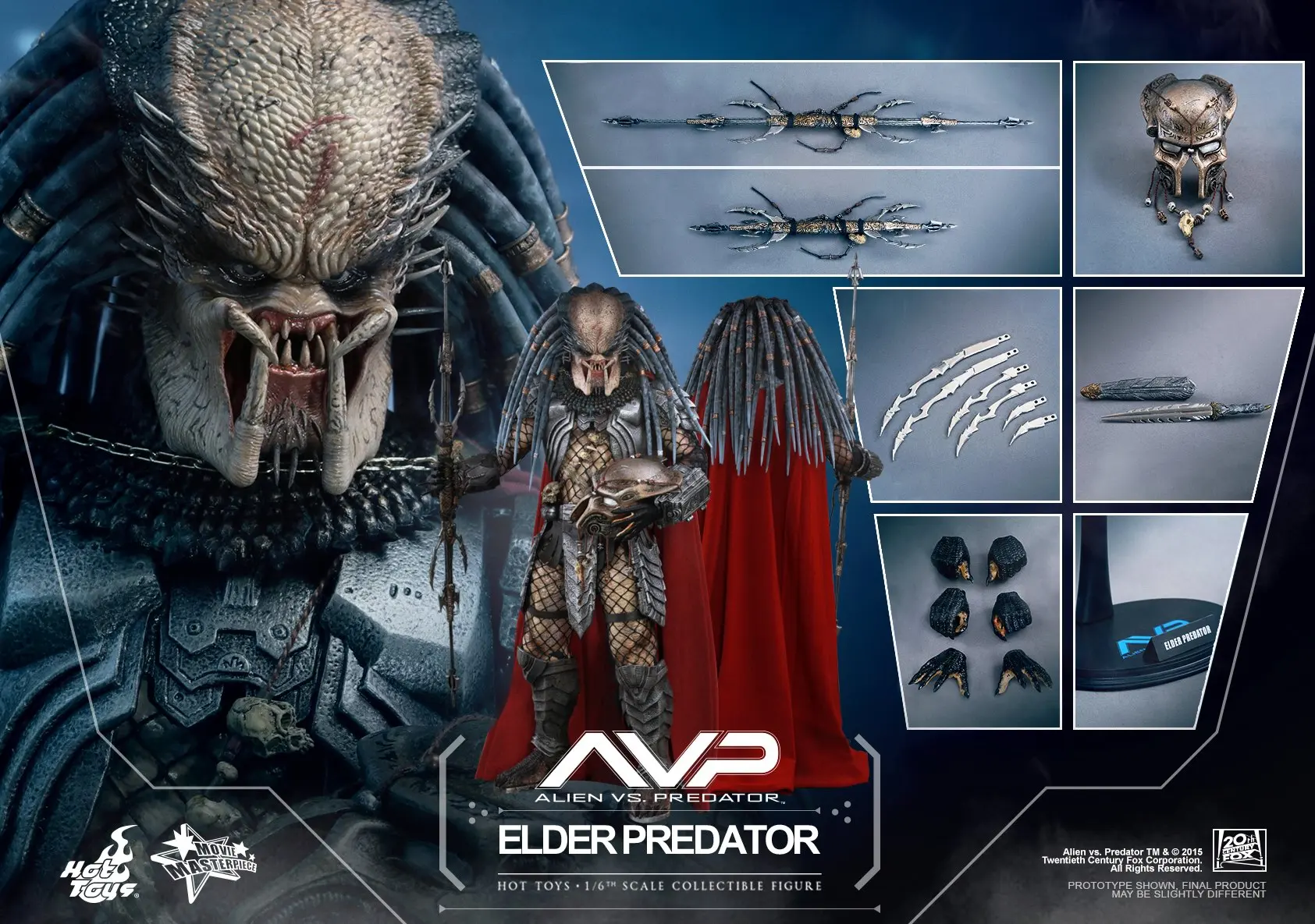 elder predator hot toys