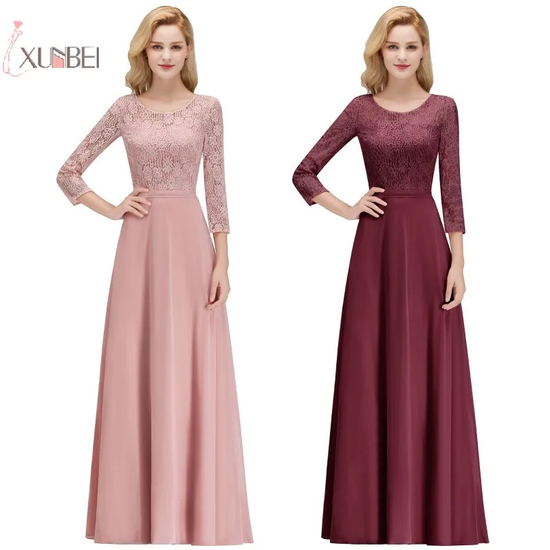 Chiffon Long Bridesmaid Dresses 