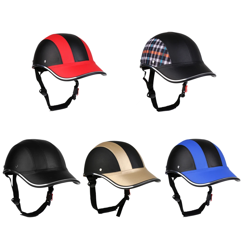 baseball cap style cycle helmet