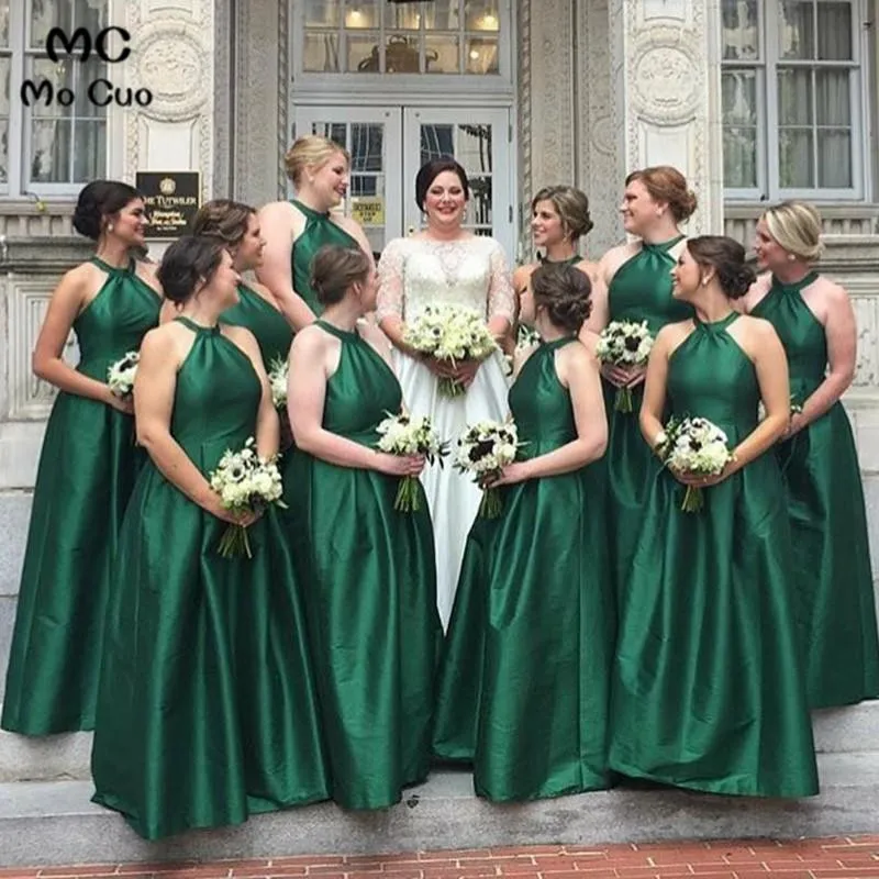 dark green junior bridesmaid dresses