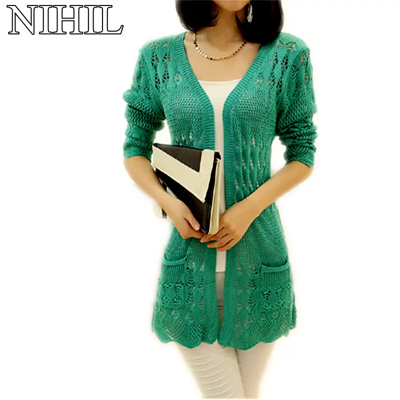 Plus Size Long Sleeve Cardigans 