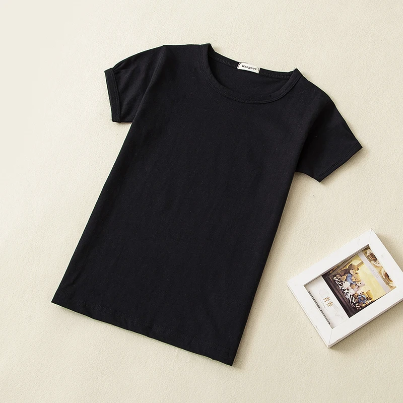 Girls solid color t shirts Clearance