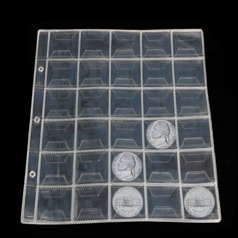 D&D 480 Pockets Coin Collection Book Supplies 20 Pages Coin Collection  Holder Album for 20/25/