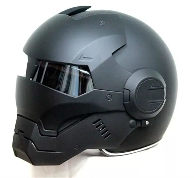 masei iron man motorcycle helmet