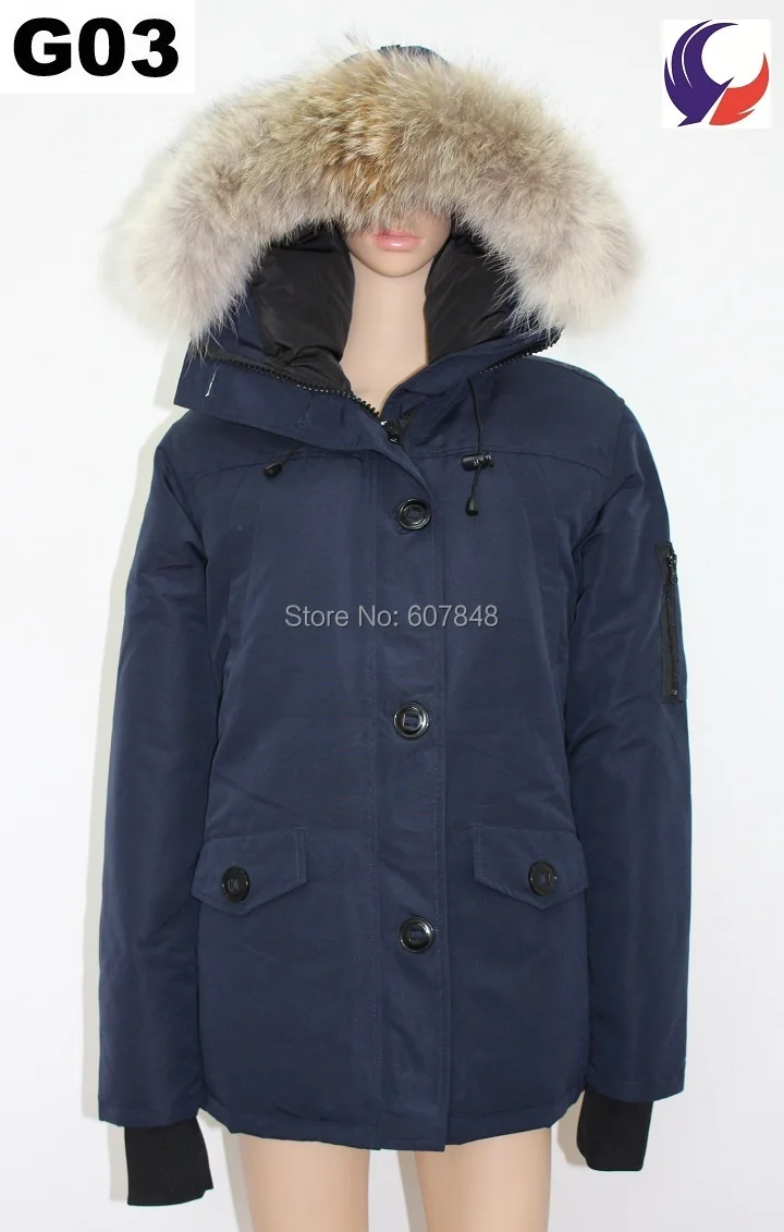 goose down feather coat