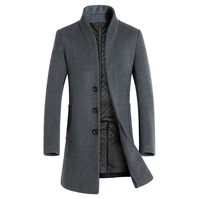 mens casual wool coats