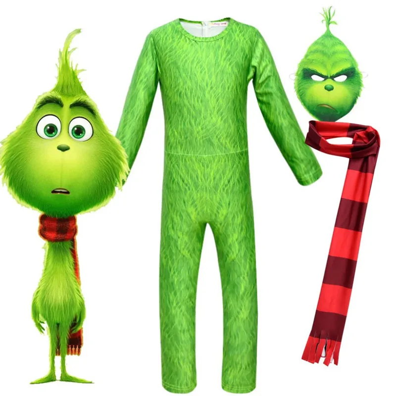 sudden Acquiesce Calm Αγορά Κοστούμια & αξεσουάρ | Grinch New fashion kids costume The Grinch  costume How The Grinch Jumpsuits Stole Christmas Cosplay costume mask for  kids