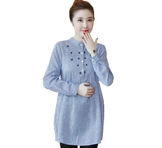 Plus cashmere Maternity Dresses Autumn 