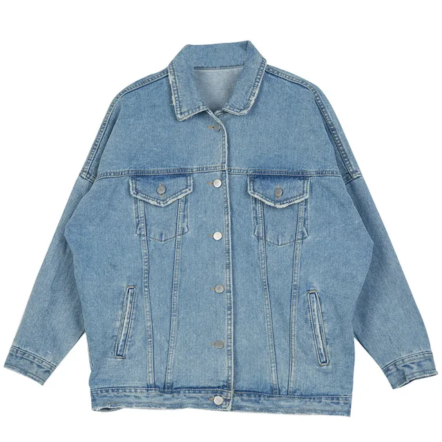 plus size oversized jean jacket