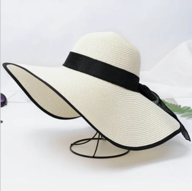 white straw sun hat