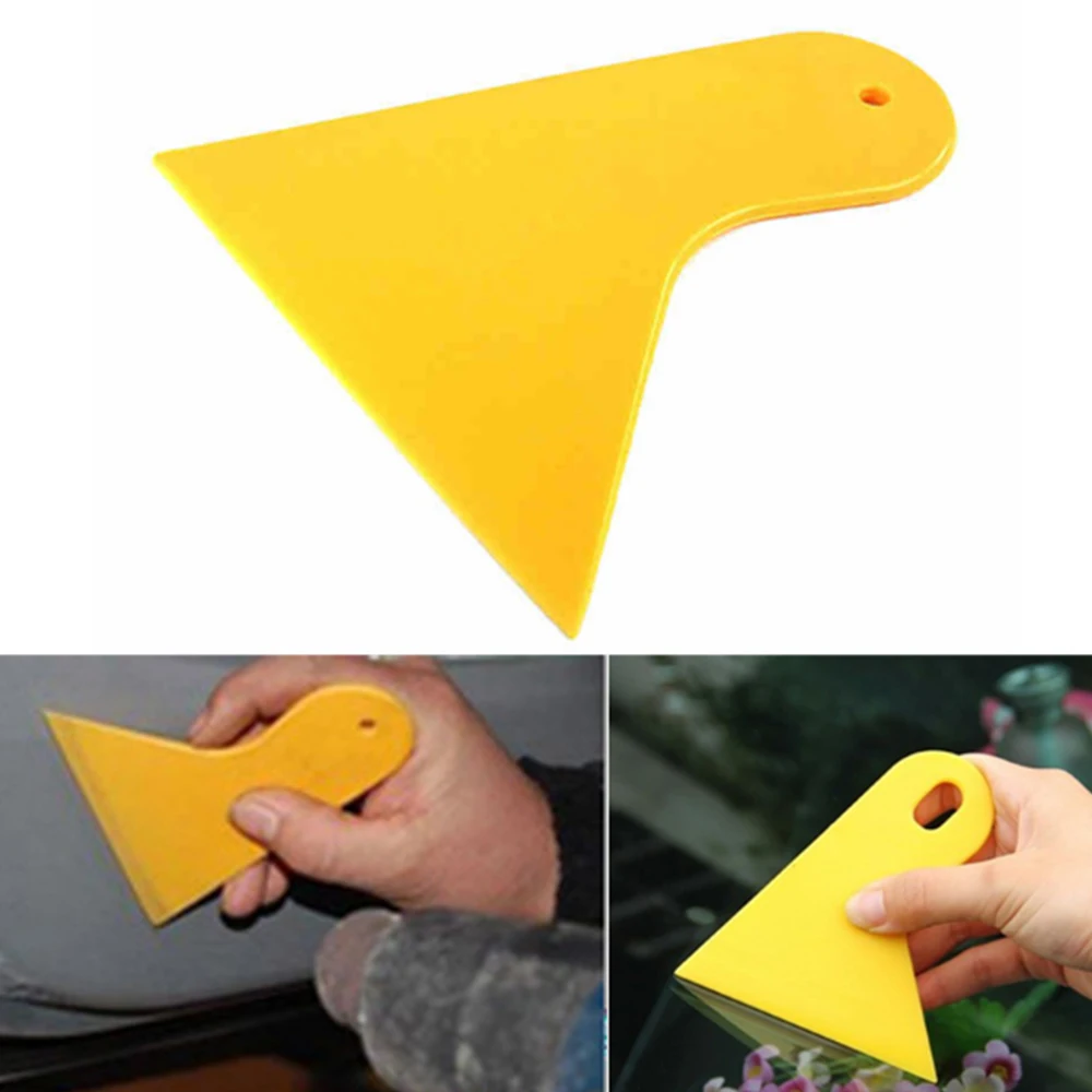 3Pcs PPF Squeegee Car Soft Rubber Scraper Anti-Scratch Film Window