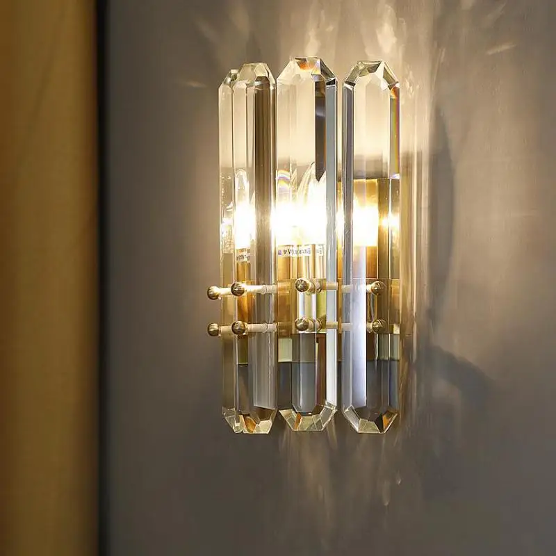 crystal wall light sconces