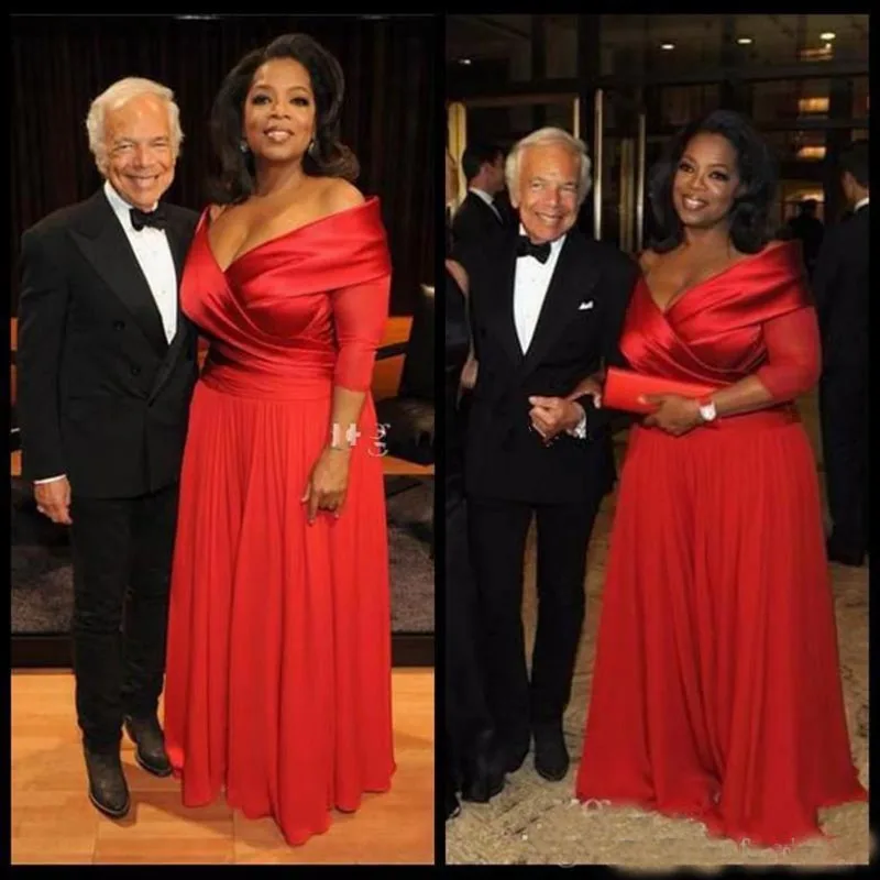 2019 Oprah Winfrey Off Shoulder Plus 