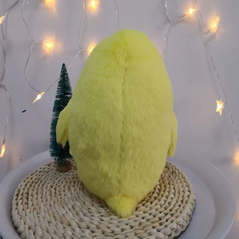 duck plush with a knife