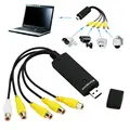 4 Channel USB 2.0 DVR Video Audio Capture Adapter Card CCTV Security Camera New preview-1